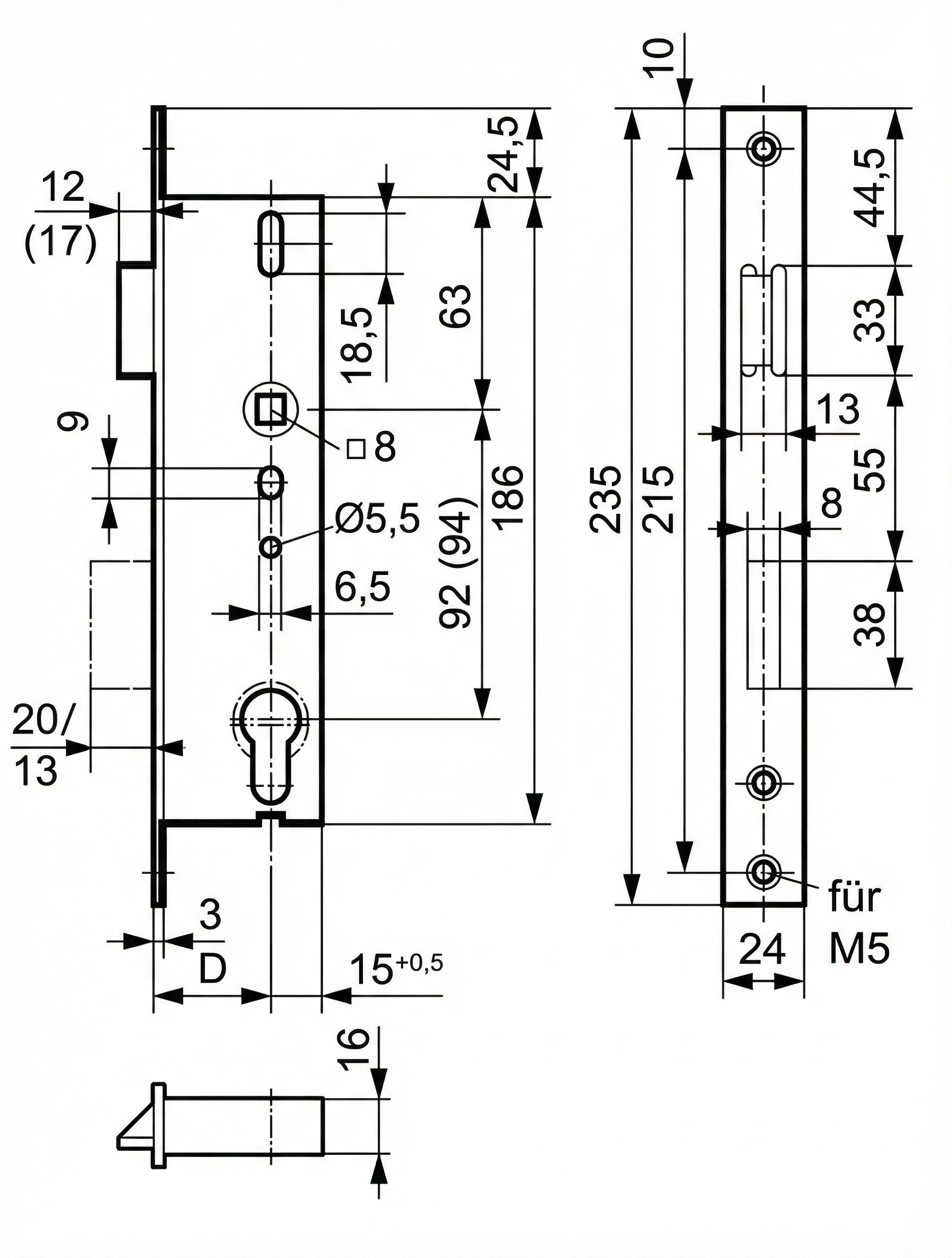 Technische Zeichnung 1-12035