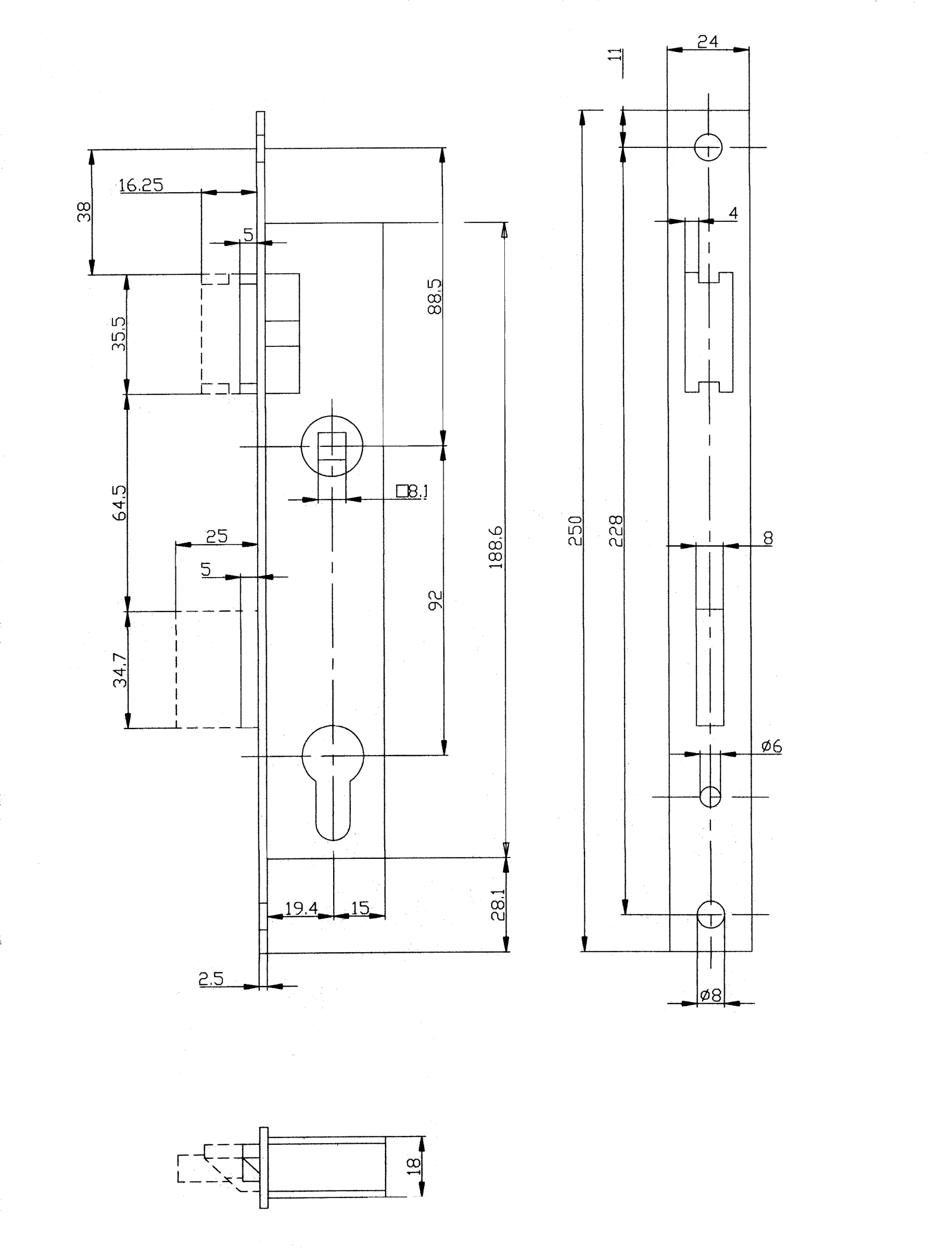 Technische Zeichnung 10042220VE