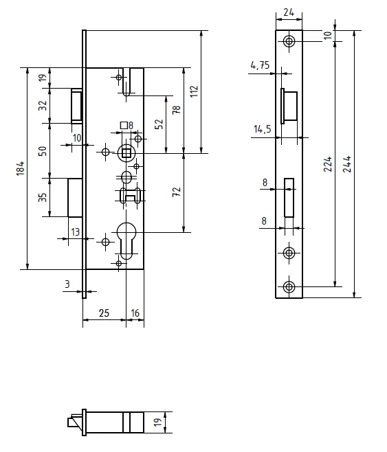 Technische Zeichnung 10047225