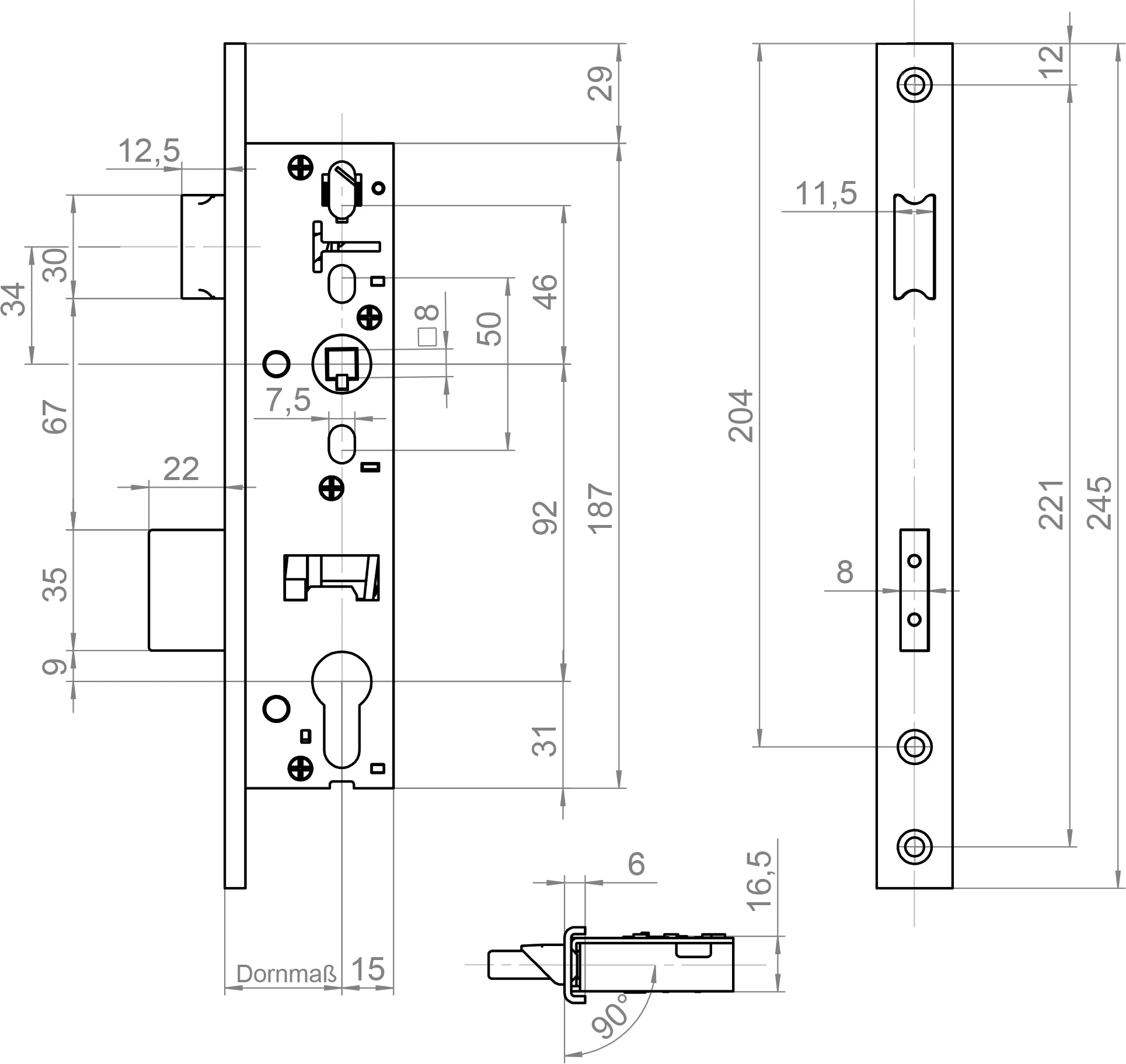 Technische Zeichnung 1006U30