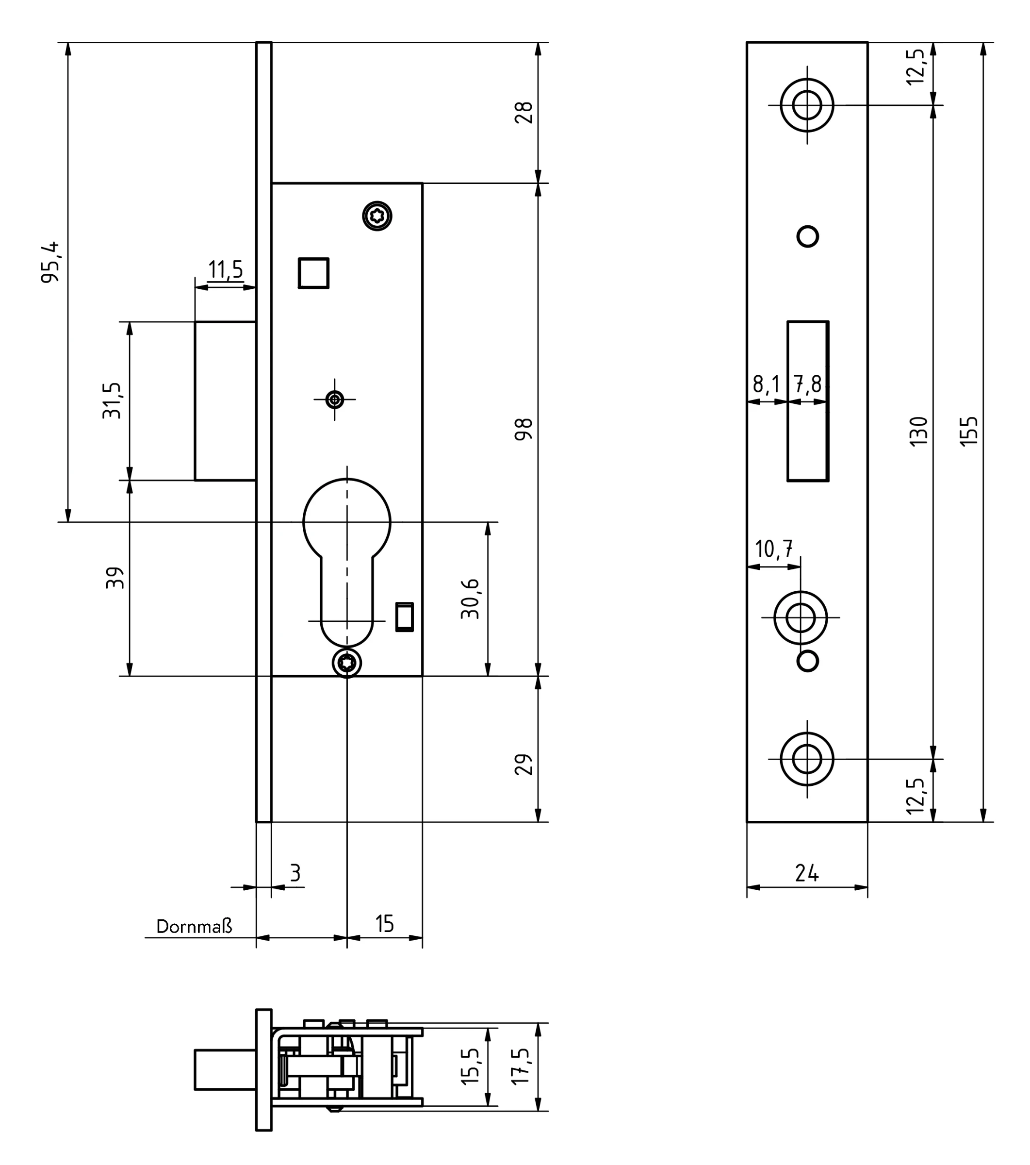 Technische Zeichnung 1011A30