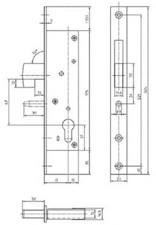 Technische Zeichnung 1014SR30