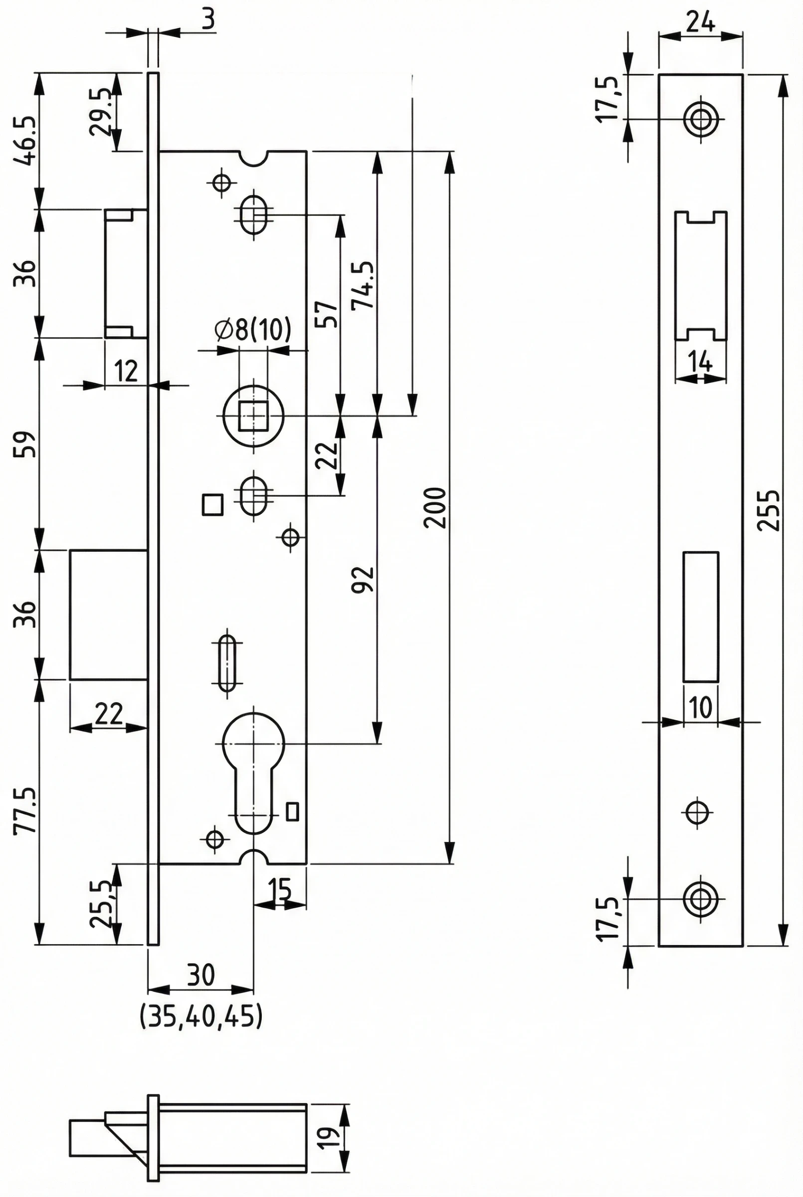 Technische Zeichnung 102240