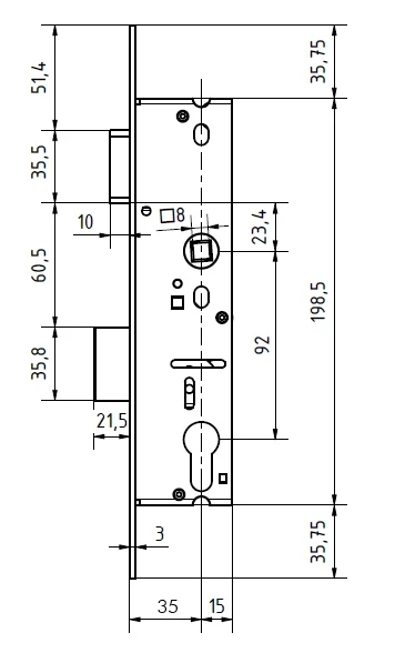 Technische Zeichnung 10223510LL270