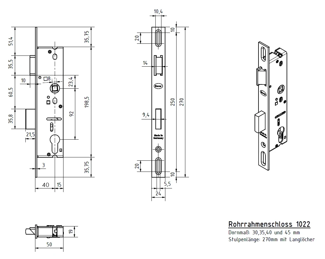 Technische Zeichnung 10224010LL270