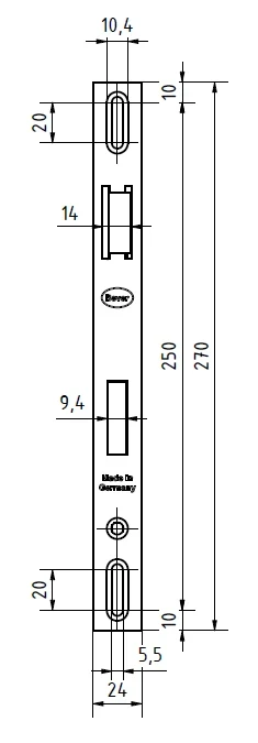 Technische Zeichnung 10224010LL270