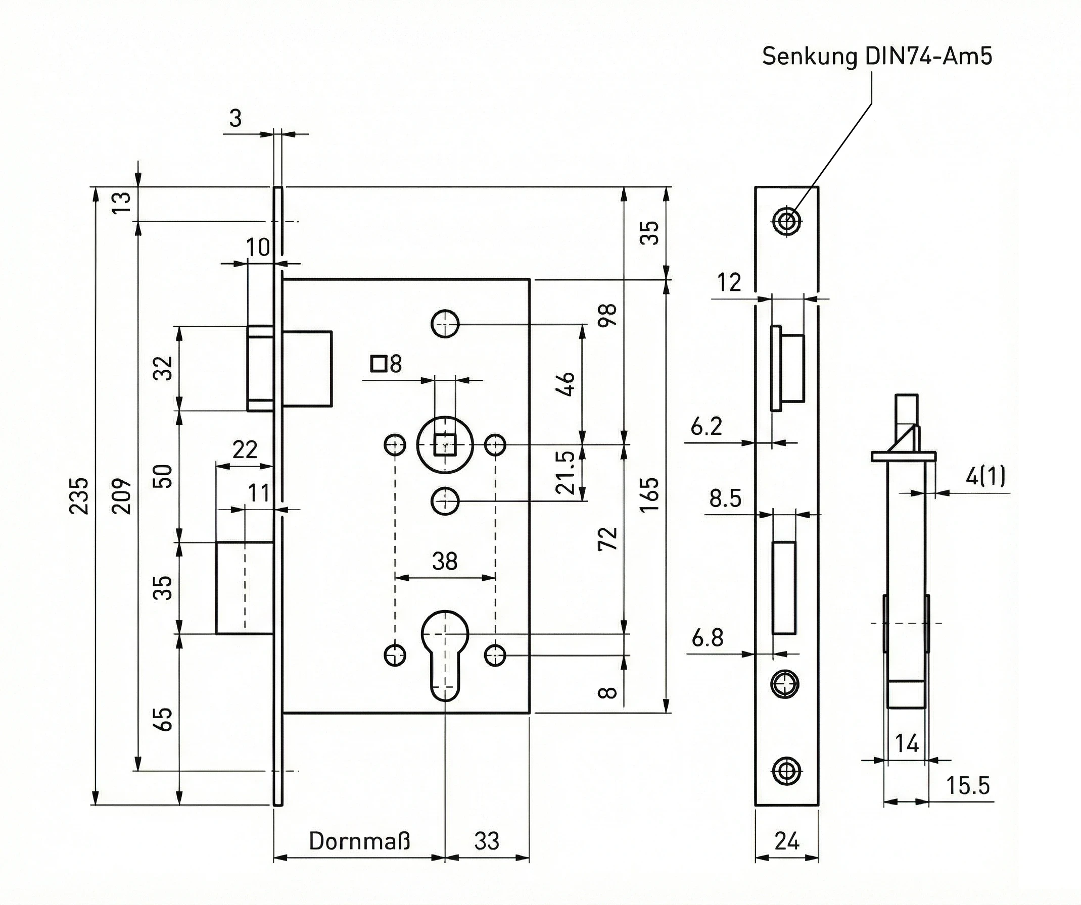 Technische Zeichnung 1260P50L