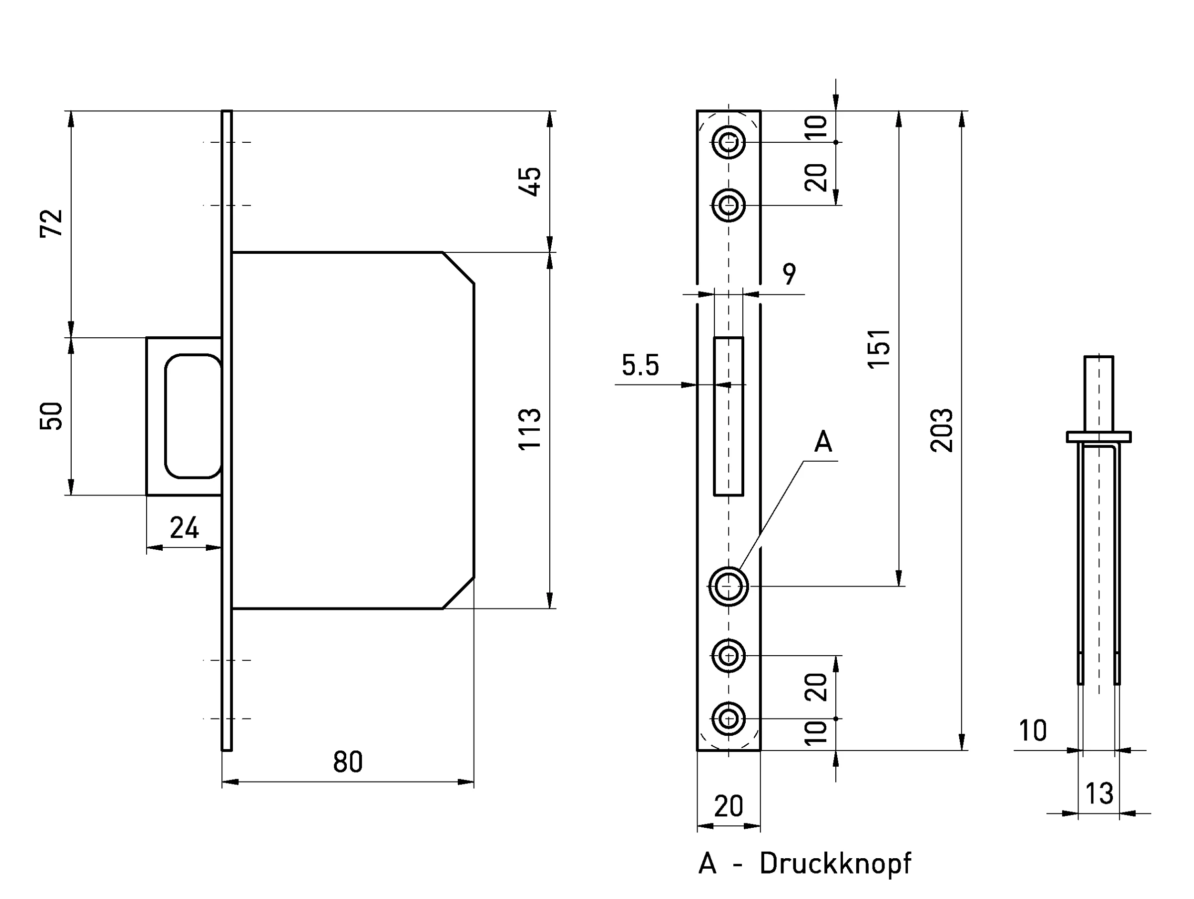 Technische Zeichnung 135