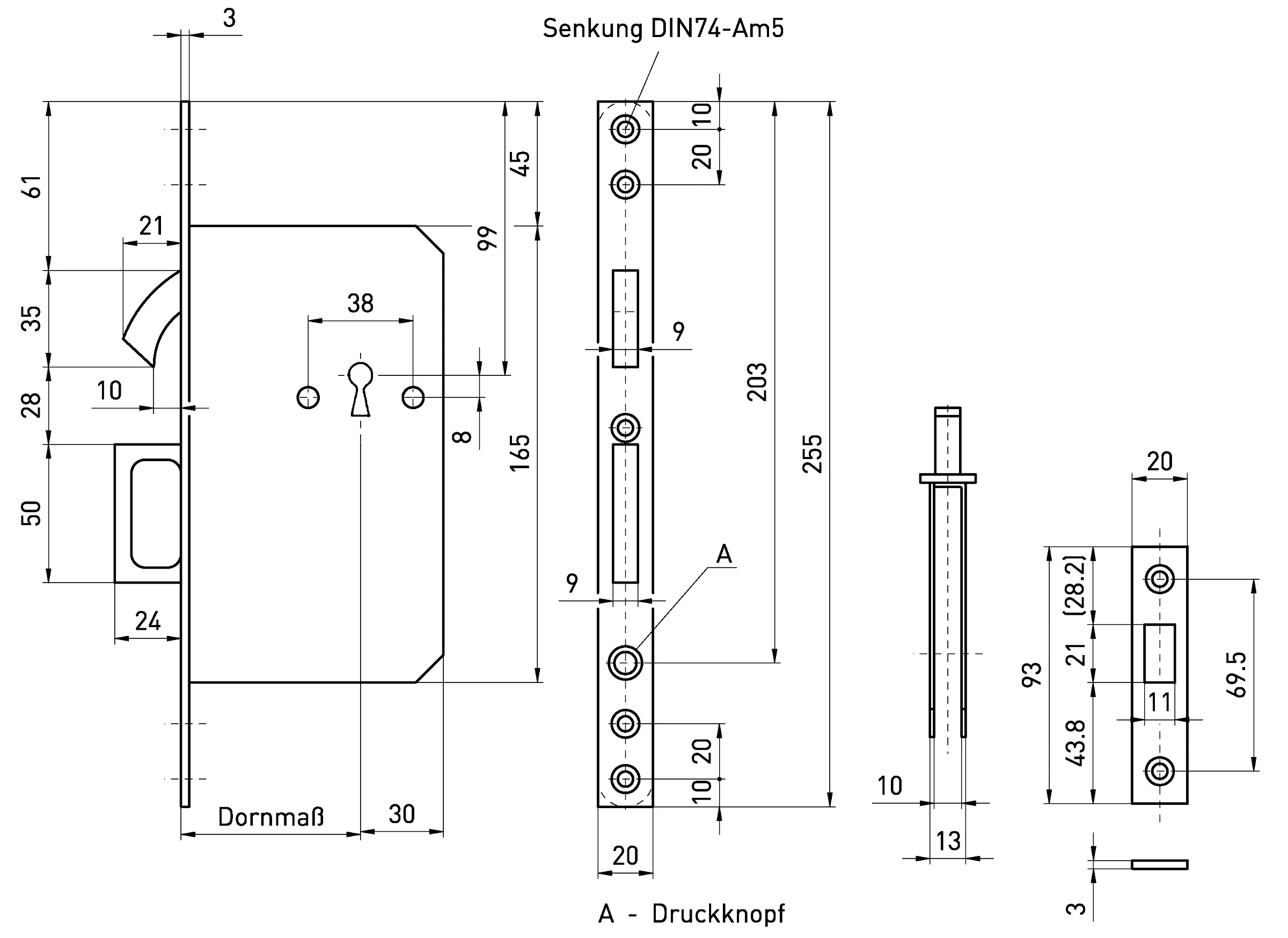 Technische Zeichnung 136B55