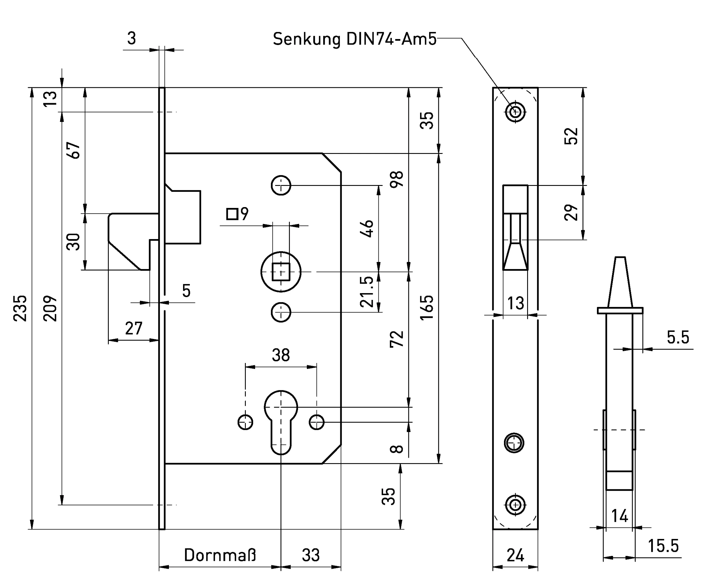 Technische Zeichnung 142P55