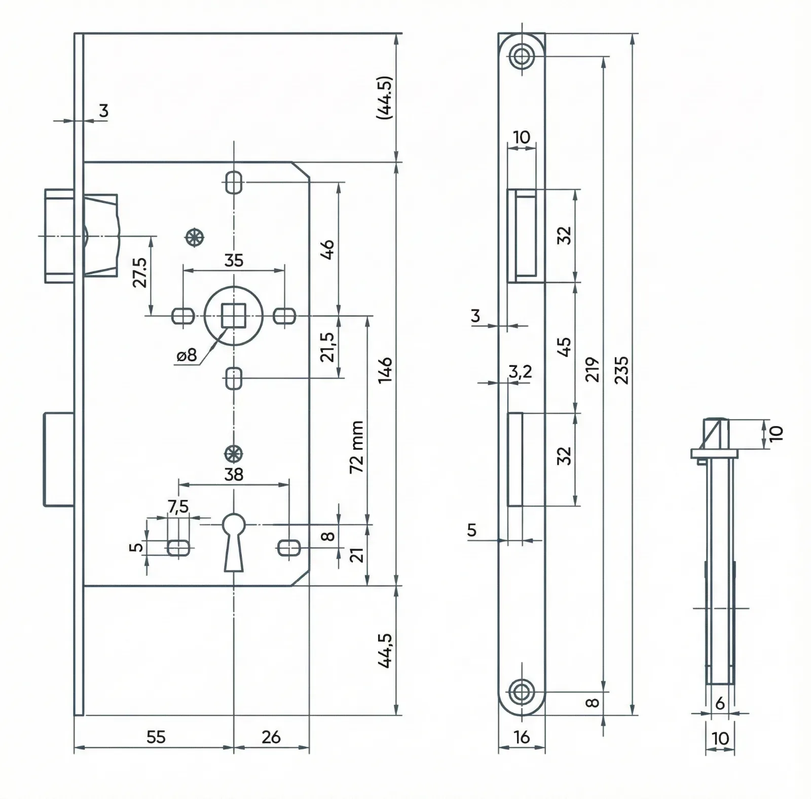 ES-260D-BB-55-72-8-KT-16-235-45-SI-DIN-L-Z-Z-1 – Artikel 260DL