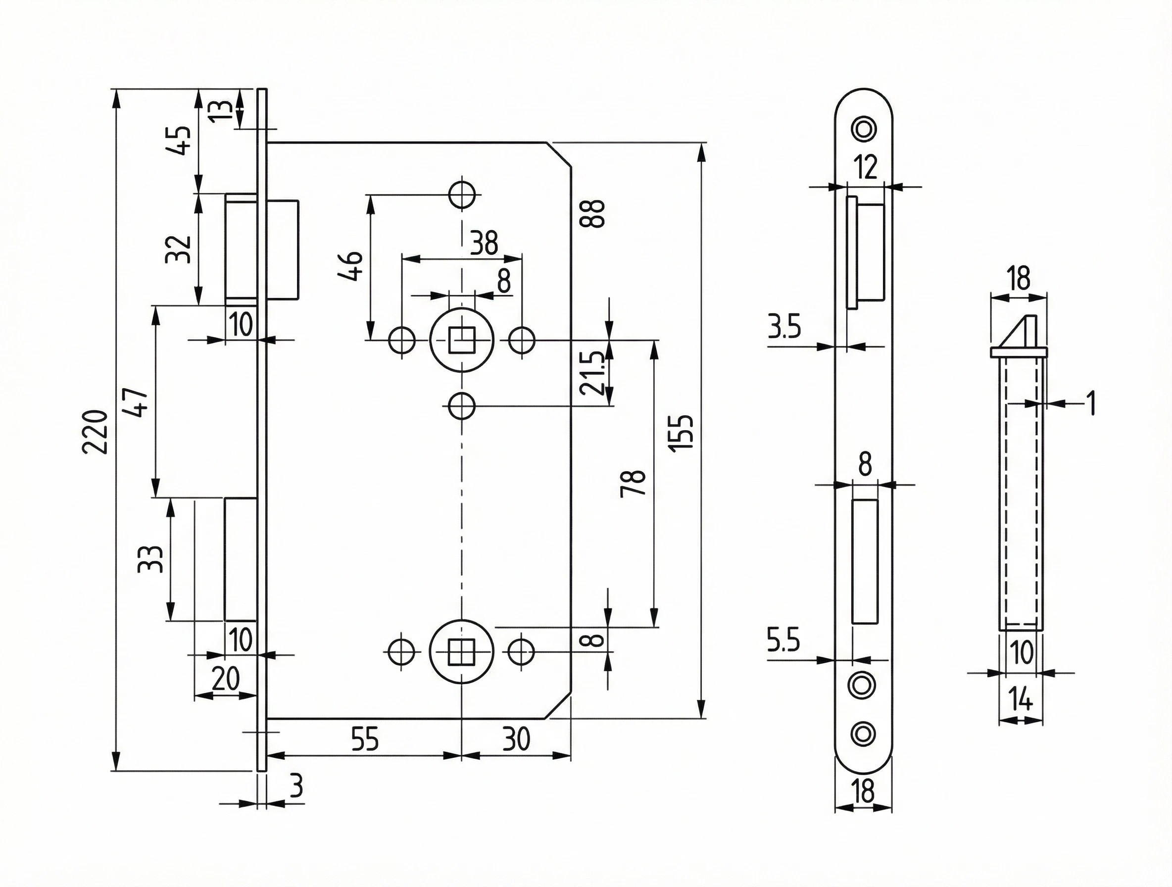 Technische Zeichnung 280TGLL